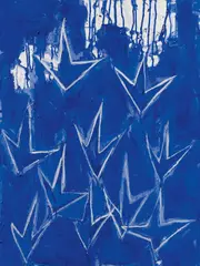 "Regno dei Fiori" by Nicola De Maria, Dispersion auf Leinwand, sold Jun 2021