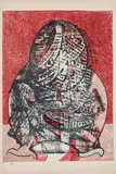 Max Ernst, Hibou, 1955, Farblithografie auf Velin