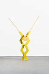 Michael Hischer, Ohne Titel / WV 89-1-7, 1999, Stahl, verzinkt und Aluminium, farbig gefasst