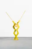 Michael Hischer, Ohne Titel / WV 89-1-7, 1999, Stahl, verzinkt und Aluminium, farbig gefasst