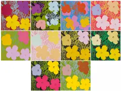 Andy Warhol, Flowers, 1970, Serigrafie auf festem Papier
