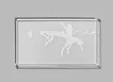 Anthony Goicolea, White Out, 2002, Blei- und Farbstift auf Mylar (67,5 x 121cm), im Plexiglaskasten