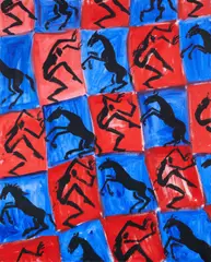 Helge Leiberg, Ohne Titel, 2000, Acryl auf Leinwand