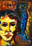 Helmut Middendorf, Ohne Titel, 1987, Öl auf Papier