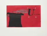 Antoni Tàpies, U no és ningú, 1979, Carborundumradierung und Prägedruck auf GUARRO (Wasserzeichen)