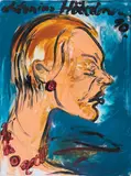 Antonius Hoeckelmann, Ohne Titel (Frau im Profil)