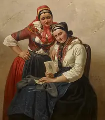 Karl Hübner, "Das Bild des Soldaten", Öl auf Leinwand
