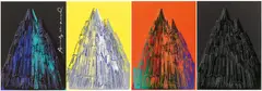 Cologne Cathedral (Karten) by Andy Warhol, 1985, 4 Farbserigrafien auf leichtem Karton. Im originalen Umschlag, sold Jun 2021