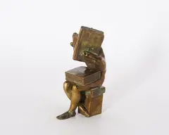 Michael Schwarze, Buchhändler, 1982, Bronze, bräunlich patiniert