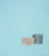 Arturo Vermi, Paesaggio, 1966, Mischtechnik auf Leinwand