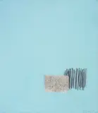 Arturo Vermi, Paesaggio, 1966, Mischtechnik auf Leinwand