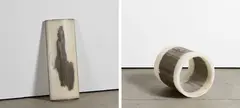 Christoph Rihs, Konvolut von 2 Objekten, 1992, Wachs, Eisen und Holz