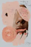 Jonathan Meese, "Kindfrau de Sau (Diktatyr der Kunst)", 2009, Acryl über Fotografie von Scarlett Johansson auf Fotodruckkarton
