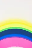 Otto Piene, Ich halte mich fest (Aus: Inventar. 5 Serigrafien zu Gedichten von Rose Ausländer), 1972, Farbserigrafie auf Bütten, mittig gefalzt