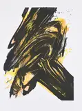 Wyrl by Karl Otto Götz, 1986, Farblithografie auf BFK RIVES (Wasserzeichen), sold Apr 2021