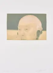 Luc Tuymans, Giscard, 2004, Farblithografie auf Arches (Wasserzeichen)