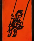 Walter Dahn, "1962", 1985, Mischtechnik auf Leinwand