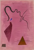 Wassily Kandinsky, Das Kleine Blau, 1924, Aquarell auf Papier