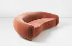 Jean Royere, 'Ours Polaire' sofa, circa 1952, Fabric, oak