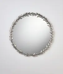 Estrid Ericson, Mirror, 1950s, Mirrored glass, pewter
