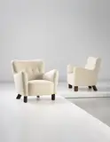Fritz Hansen, Pair of armchairs, model no. 1669
