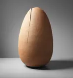 Stig Lindberg, Unique 'Egg' sculpture, 1950s, Handbuilt stoneware