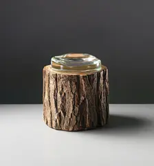 Lidded box by Pietro Chiesa, circa 1938, Wood, glass, sold Apr 2014