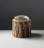 Pietro Chiesa, Lidded box, circa 1938, Wood, glass