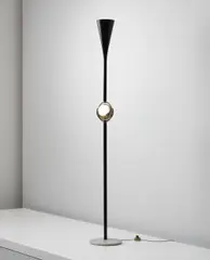 Standard adjustable lamp by Angelo Lelii, 1960s, Painted metal, brass, marble, acrylic, sold Apr 2014