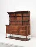 Philip Webb, Early and rare sideboard, circa 1862, Oak, brass