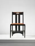Charles Rennie Mackintosh, Low chair, designed for the White Dining Room, Ingram Street Tea Rooms, Glasgow
