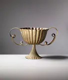 Josef Hoffmann, 'Aufsatz' centrepiece, model no. M sh 17, 1925-1931, Chased and hammered brass