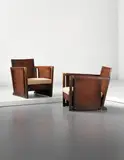 Axel Einar Hjorth, Pair of 'Funkis' armchairs, model no. 35389