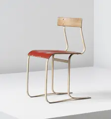 Chair, model no. WB 301 by Marcel Breuer, circa 1933-1934, Painted moulded plywood, aluminium, offered Apr 2014