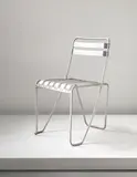 Alfréd Réth, Prototype stackable chair, designed for the Aluminium Competition, Paris, 1933, Tubular aluminium, aluminium