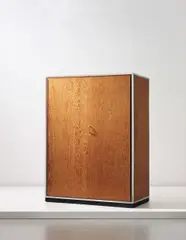 Marcel Breuer, Wardrobe, private commission for the Crofton Gane residence, Bristol, circa 1936, Oregon pine-veneered plywood, chromium-plated metal, linoleum