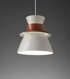 Jørn Oberg Utzon, Ceiling light, model no. U336, 1957, Painted metal