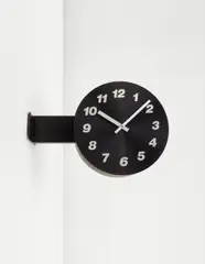 I. M. Pei, Double-sided clock, from the John Hancock Building, Boston, circa 1976, Steel, acrylic