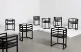 Richard Meier, Set of eight armchairs, model 810A