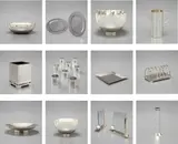 Richard Meier, Group of twenty-one 'Meier' dining accessories