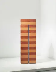 Shigeru Uchida, 'Come Rain' chest of drawers, from the 'Furniture as Remembrance' series, 1991, Oak-veneered wood, walnut-veneered wood
