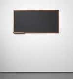 Le Corbusier, Blackboard with chalk holder, designed for la chambre d'étudiant de la Maison du Brésil, Cité Internationale Universitaire de Paris, 1957-1959, Oak, painted cork