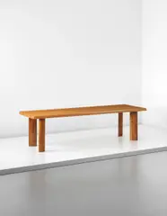 Charlotte Perriand, Large dining table, circa 1959, Pine