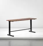 Jean Prouvé, ‘Cité’ desk, model no. 500, designed for the Bourse Maritime, Paris, 1953, Painted tubular steel, bent sheet steel, oak