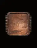 Bauhaus Metallwerkstatt, Serving tray, circa 1919-1921, Hammered copper