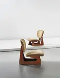 Junzo Sakakura, Pair of lounge chairs, model no. 5016