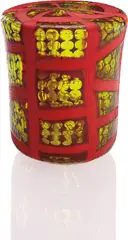 Yoichi Ohira, Unique 'Finestre a mosaico e con polvere' vase, 2004, Hand-blown glass canes with murrine and powder inserts, polished, ground and battuto surface