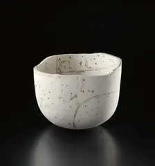 Massive bowl by Gordon Baldwin, circa 1991, Earthenware, painted coloured slips and glazes, offered Sep 2014