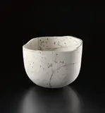 Gordon Baldwin, Massive bowl, circa 1991, Earthenware, painted coloured slips and glazes