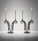 Edgar Brandt, Pair of table lamps